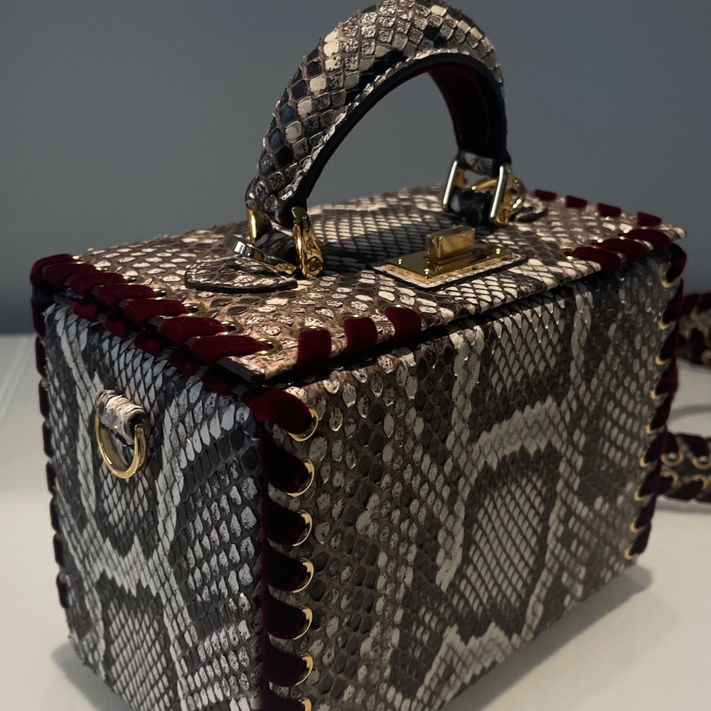 Bag - python crossbody bag exotic leather